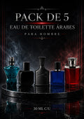 Pack 5 Eau de Toilette Árabe Masculino